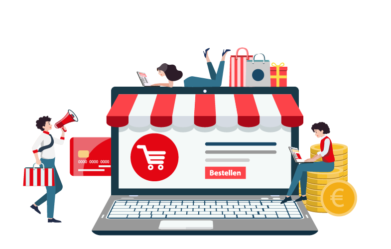 Grafik Online-Shops